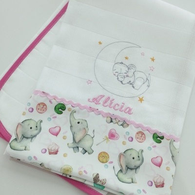 Fralda de Tecido Personalizada para Bebé – Conforto e Qualidade
