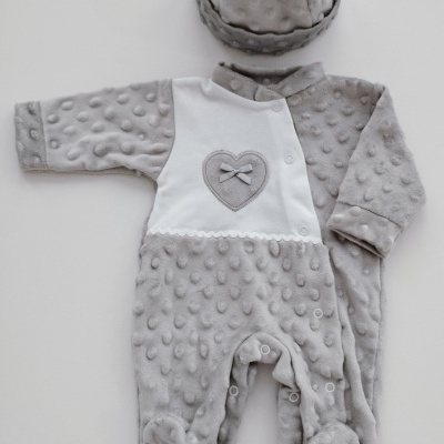 Conjunto para bebé cinza