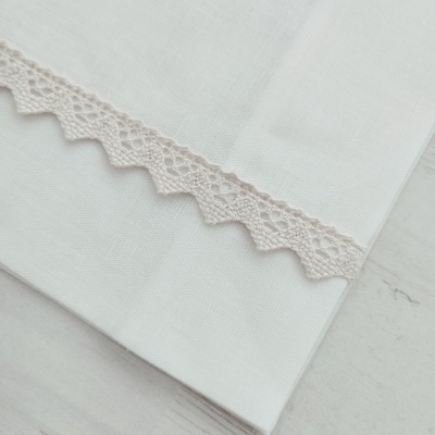 Toalha de Batismo em Linho Personalizada