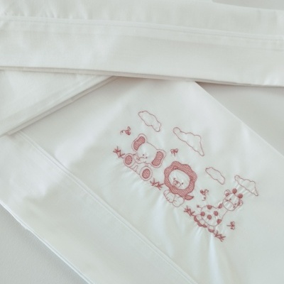 Jogo de Cama Bebé Rosa velho Jogo de Cama Bebé Rosa velho