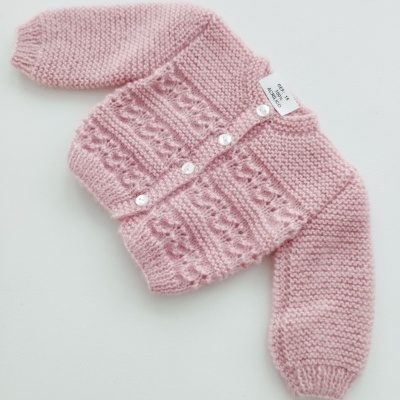 Casaco para Bebé Rosa Velho