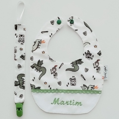 Conjunto de Bebé Completo Personalizado Verde