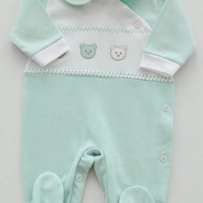 Conjunto para bebé Verde água