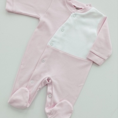 Conjunto Primeira Roupinha Personalizado Rosa Bebé