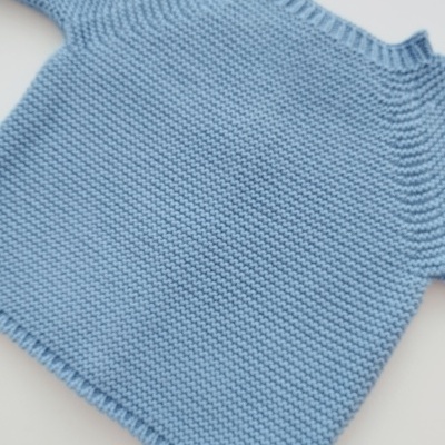 Casaco  de malha para Bebé Azul