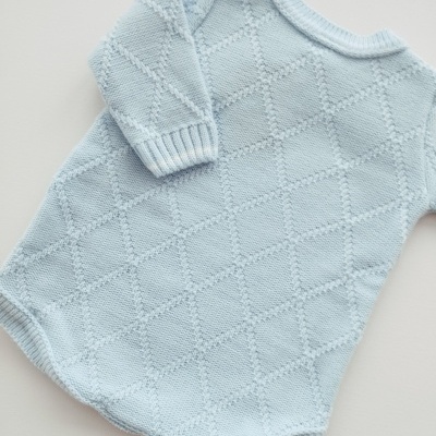 Conjunto de 3 Peças para Bebé – Fofo Azul bebé, Body e Collant Conjunto de 3 Peças para Bebé – Fofo Azul bebé, Body e Collant