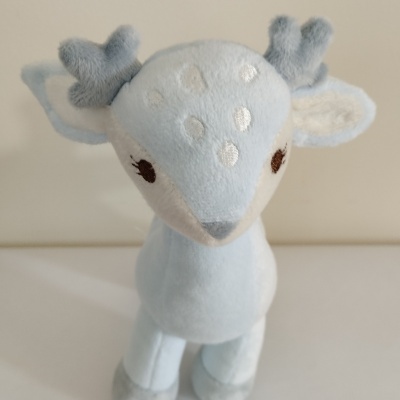 Peluche Veado para Bebé Azul