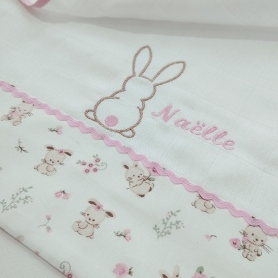 Fralda de Tecido Personalizada para Bebé – Conforto e Qualidade