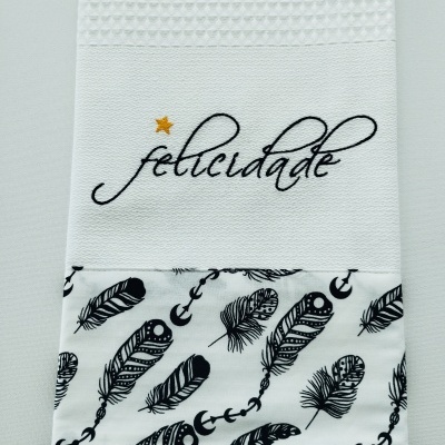 Pano de Cozinha Bordado