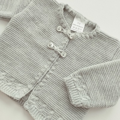 Conjunto para bebé cinza