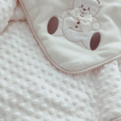 Manta polar para bebé Urso Pérola Manta polar para bebé Urso Pérola