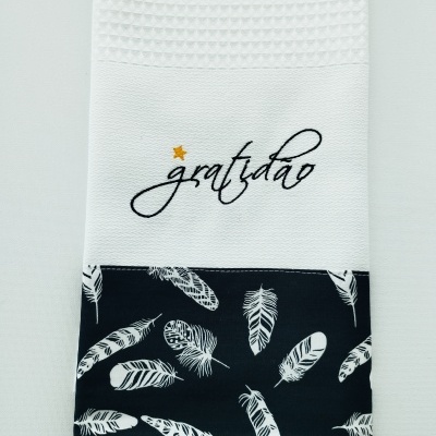 Pano de Cozinha Bordado