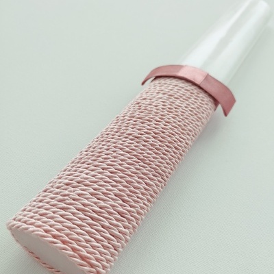 Vela Batismo Oval Rosa Velho Vela Batismo Oval Rosa Velho