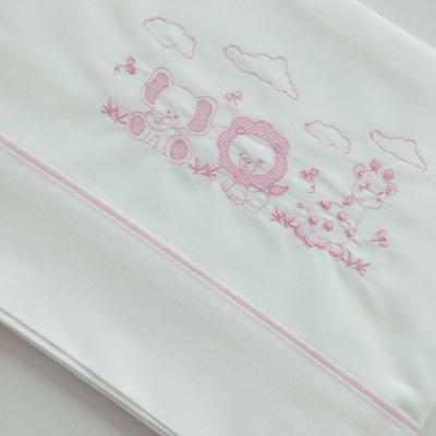Jogo de Cama Bebé Rosa Bebé Jogo de Cama Bebé Rosa Bebé