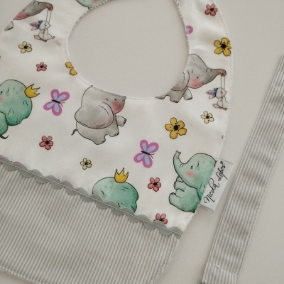 Conjunto de Bebé Completo Personalizado Cinza