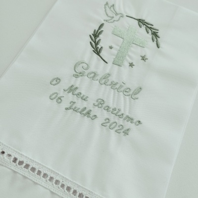Toalha de Batismo Personalizada
