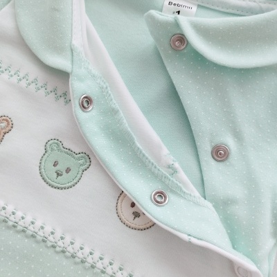 Conjunto para bebé Verde água