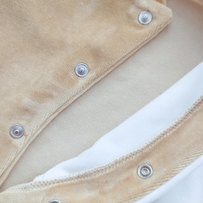 Conjunto Primeira Roupinha Personalizado Amarelo Torrado