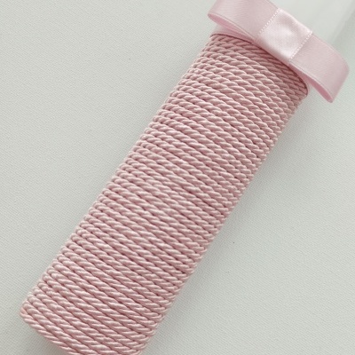 Vela Batismo Oval Rosa bebé