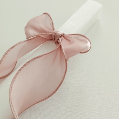 Vela Batismo Quadrada Rosa Velho