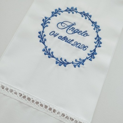 Toalha de Batismo Personalizada