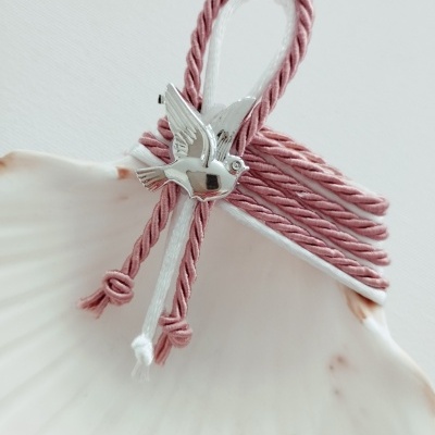 Concha Batismo Rosa Velho