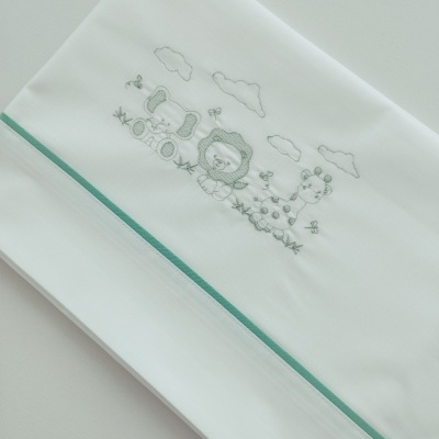 Jogo de Cama Bebé Verde Jogo de Cama Bebé Verde