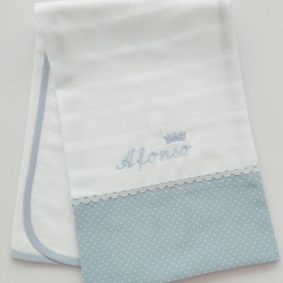 Conjunto Primeira Roupinha Personalizado Azul