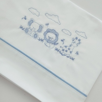 Jogo de Cama Bebé Azul Jogo de Cama Bebé Azul