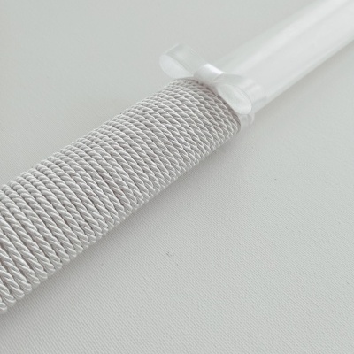 Vela Batismo Oval Branca