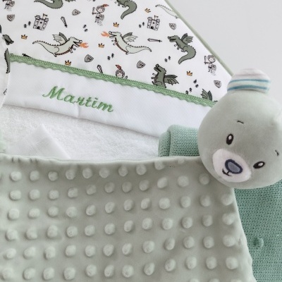 Conjunto de Bebé Completo Personalizado Verde