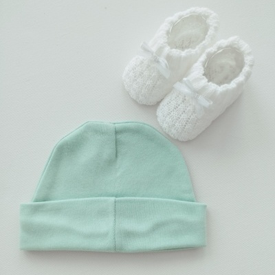 Conjunto para bebé Verde água