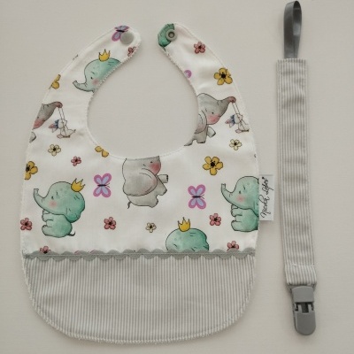 Conjunto de Bebé Completo Personalizado Cinza