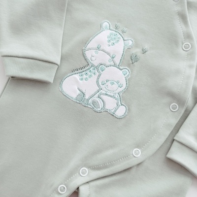 Conjunto para bebé verde seco