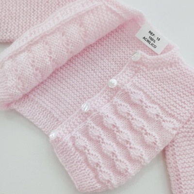 Casaco para Bebé Rosa Bebé