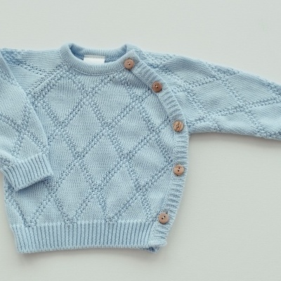 Conjunto em Malha para Bebé   3 Peças