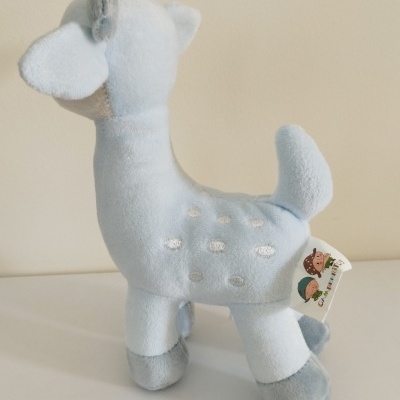 Peluche Veado para Bebé Azul