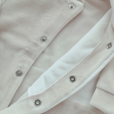 Conjunto Primeira Roupinha Personalizado Areia