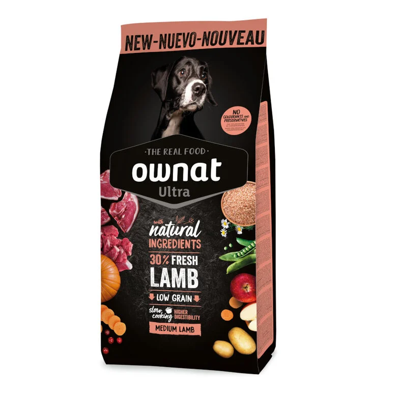 Ownat Ultra Medium Lamb and Rice (12kg)