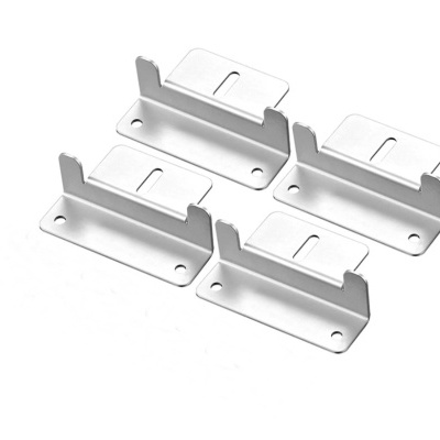 4 Suportes em Alumínio Tipo Z para Painéis Solares