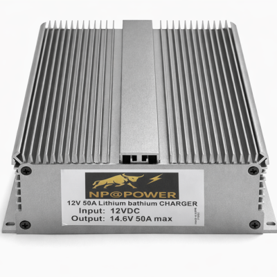 🔋 DC-DC CHARGER 50A 12V → 12V LiFePO₄ NP@POWER – Gama Premium+