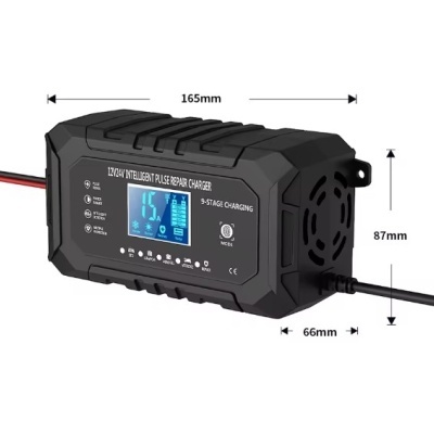 Carregador Inteligente NP@POWER Essential 15A – 220V → 12V/24V | LiFePO₄, AGM, GEL, SMF, e Chumbo