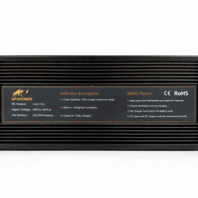 Carregador Automático Inteligente 220V → 12V | 30A NP@POWER Premium