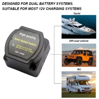 ⚡ Relé Sensível à Tensão Automático 12V  – Isolador de Baterias