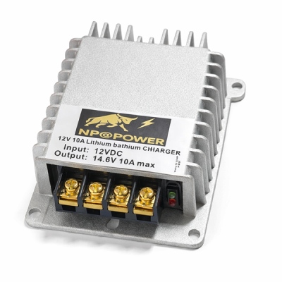 🔋 DC-DC CHARGER 10A 12V → 12V LiFePO₄ NP@POWER – Gama Premium+