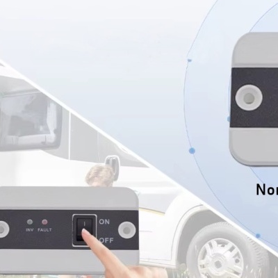 Inversor de Onda Pura NP@POWER 2000W / 4000W com Comando Remoto