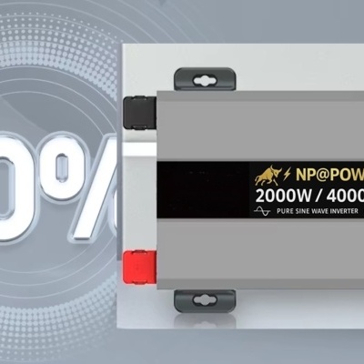 Inversor de Onda Pura NP@POWER 2000W / 4000W com Comando Remoto