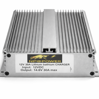 🔋 DC-DC CHARGER 30A 12V → 12V LiFePO₄ NP@POWER – Gama Premium+