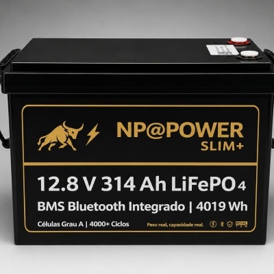 NP@POWER SLIM+ 12.8V 314Ah LiFePO₄