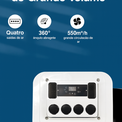 Ar Condicionado 12V NP@POWER – 2000W Ultra-Thin com Compressor Scroll Inverter